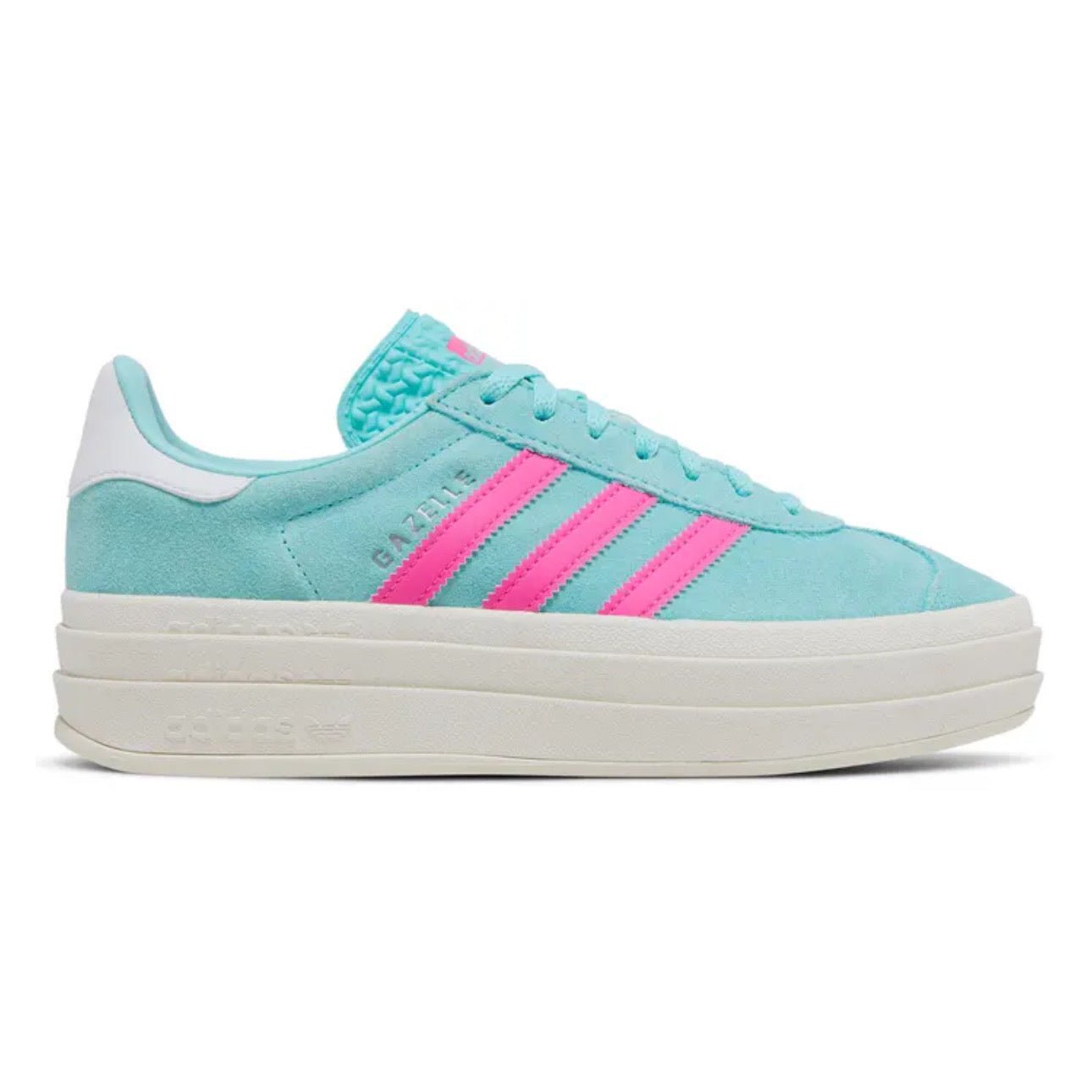 Adidas Gazelle Bold Flash Aqua – Lucid Pink