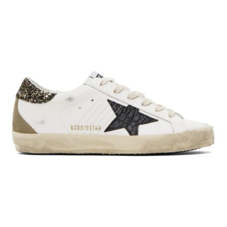 Golden Goose Super-Star – White Ice Silver Aquamarine