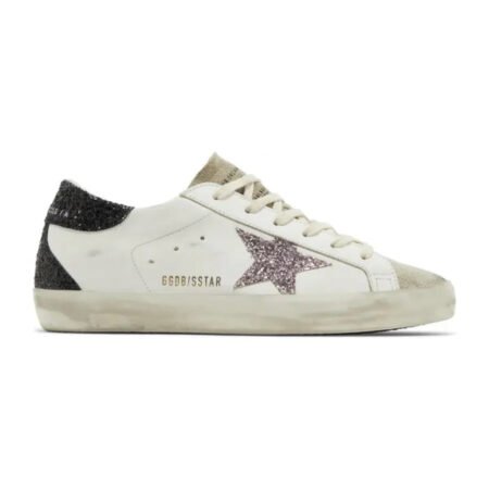 Golden Goose Wmns Superstar 'White Mauve Pink Glitter'