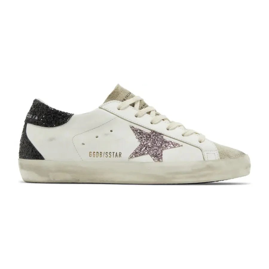 Golden Goose Wmns Superstar 'White Mauve Pink Glitter'