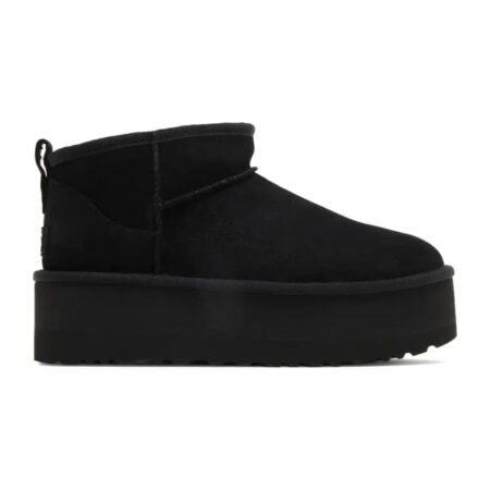 UGG Classic Ultra Mini Platform Black- Chestnut