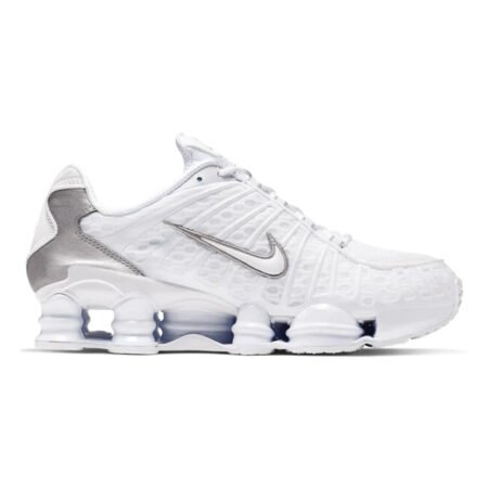 Nike Shox TL White/Metallic Silver/Max Orange/White