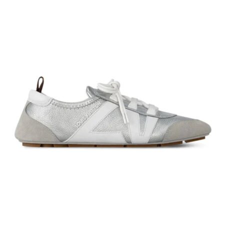 Louis Vuitton LV Sneakerina Metallic grained calf leather